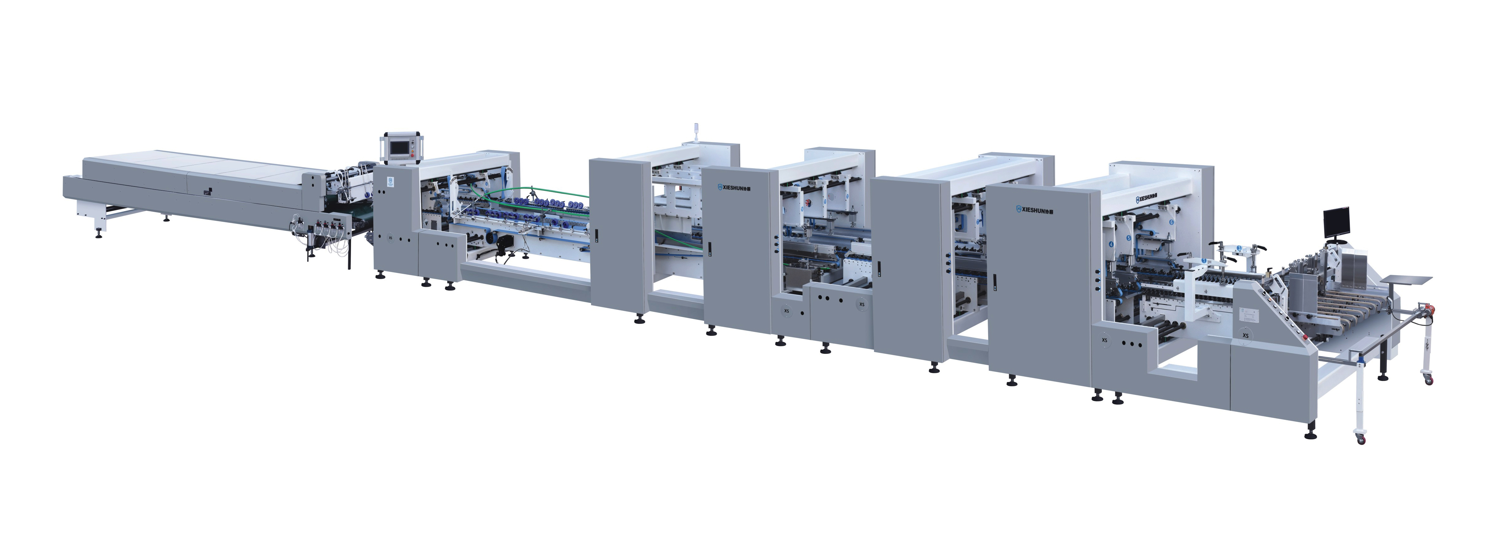 XS-M1650 1850 2000 Высокая пошлина по гофрированной папке Gluer Catalog